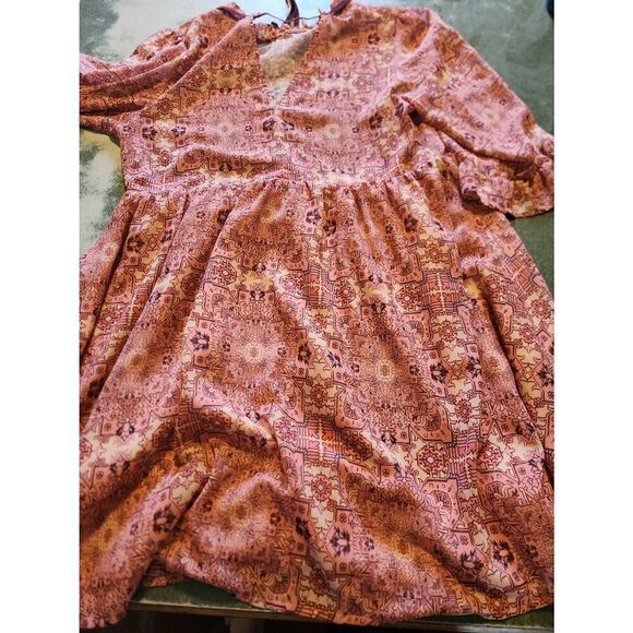 For Love & Lemons Geneva Mini Dress Sienna Print sz Medium - Picture 5 of 5